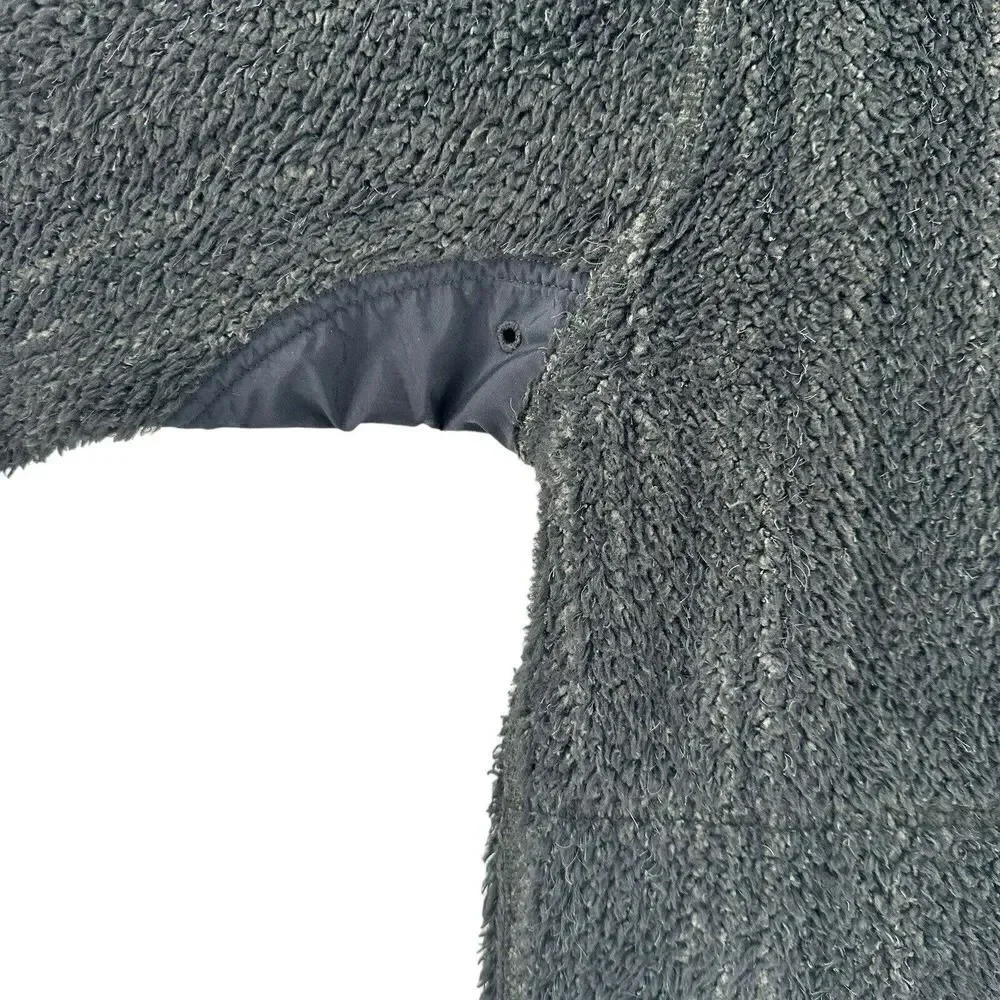 Patagonia High Pile Fleece 1/4 Zip Pullover Sweater Green Mens Size M Outdoor